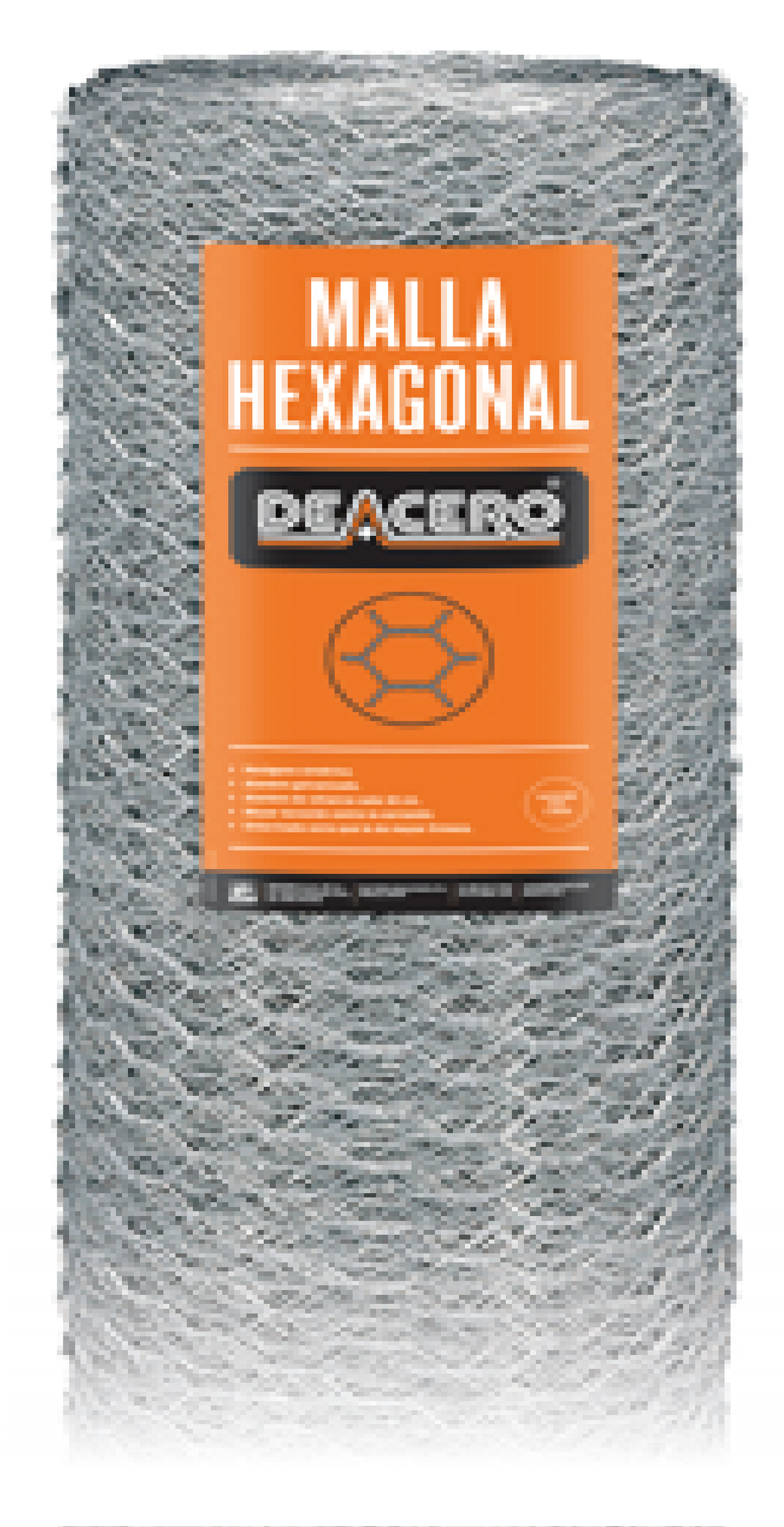 Deacero malla HEX.C.22 ABERT.50X1.75 45M *45*
