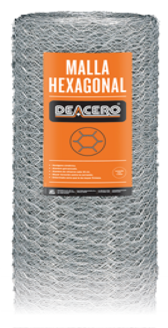 Deacero malla HEX.C.22 ABERT.50X1.75 45M *45*