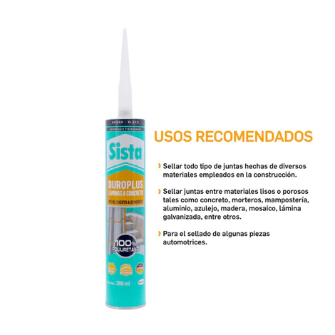 Sista duroplus negro 280 ml 3011541 - imagen 3