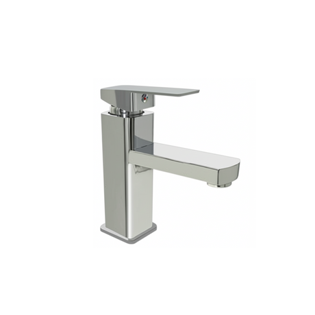 Ekon monomando para lavabo cuadrado corto 60952