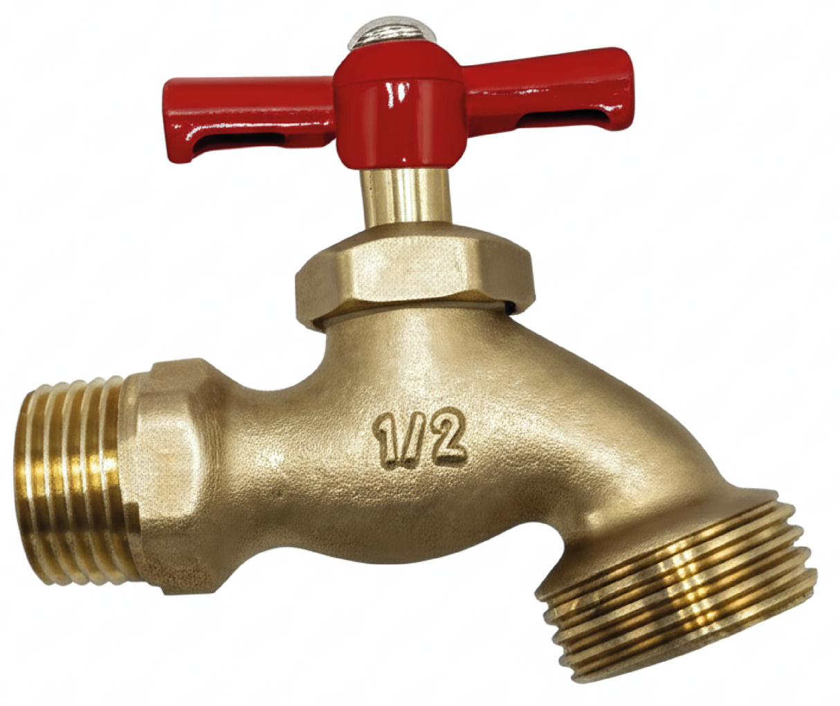 Metalflu llave jardin 1/2 sin pulir 01700