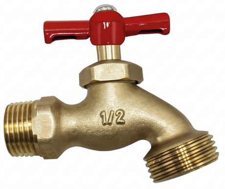 Metalflu llave jardin 1/2 sin pulir 01700