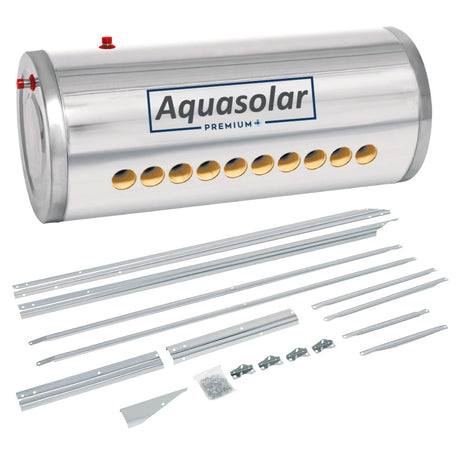 Aquasolar termotanque y base de 10 tubos