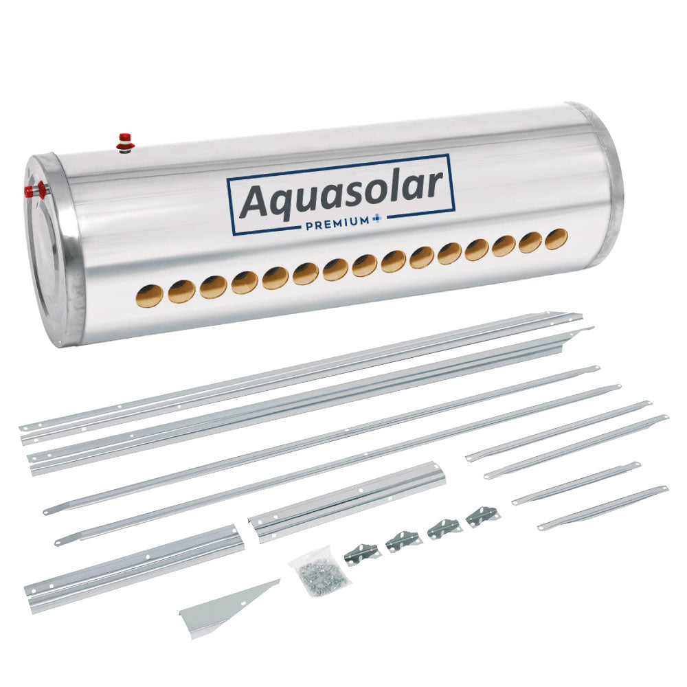 Aquasolar termotanque y base de 15 tubos