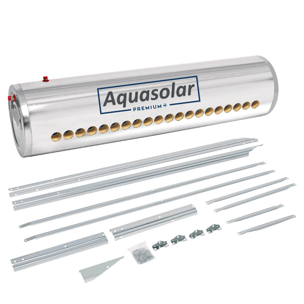 Aquasolar termotanque y base de 20 tubos