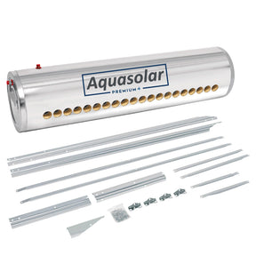 Aquasolar termotanque y base de 20 tubos