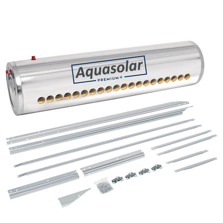 Aquasolar termotanque y base de 20 tubos