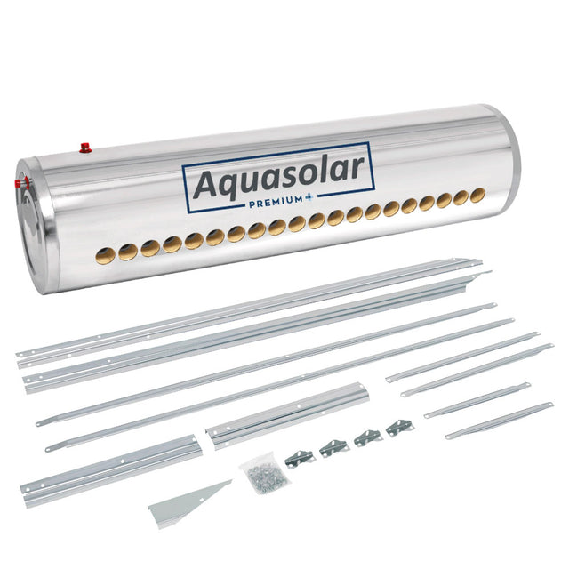 Aquasolar termotanque y base de 20 tubos