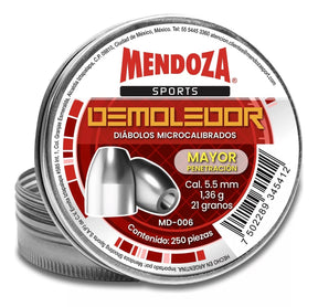 Mendoza lata de diabolos demoledor 5.5 x 250 21 grains