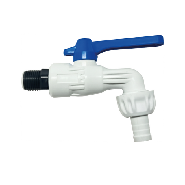 Hulcen llave narizâ PVC 1/2" vueltaâ 1/" 5PZ