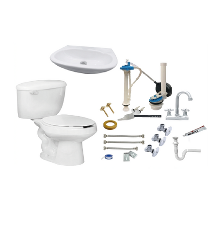 Ceramosa total pack Ekon basico blanco