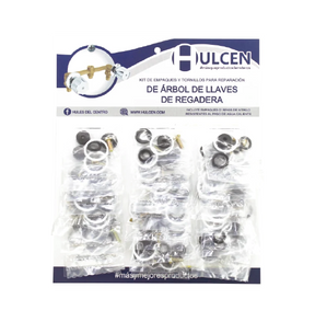 Hulcen carton kit rep agua fria para vastago regadera