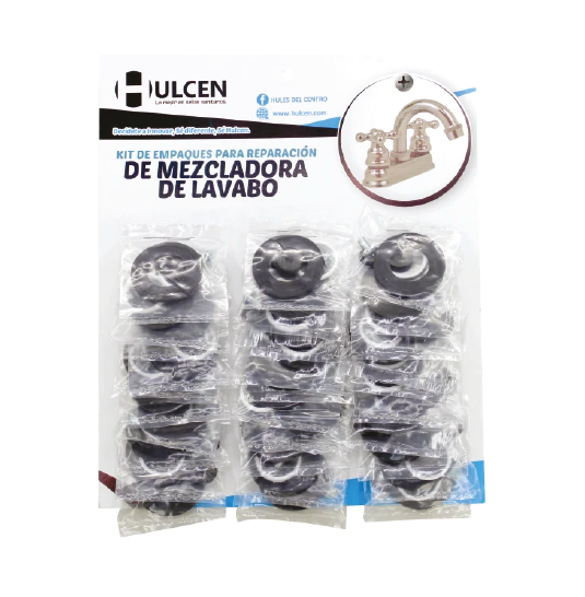 Hulcen carton kit rep agua fria para vastago lavabo