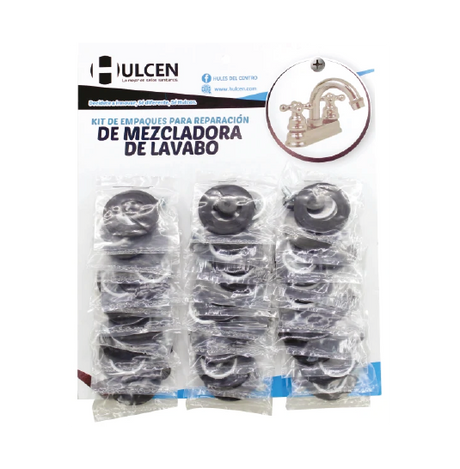 Hulcen carton kit rep agua fria para vastago lavabo
