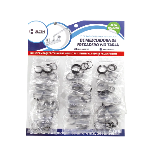 Hulcen carton kit rep agua fria para cuello de ganzo freg