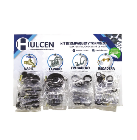 Hulcen carton kit rep agua fria para vastago mixto