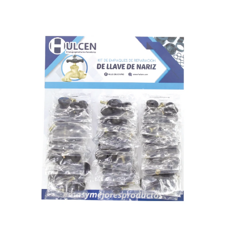 Hulcen carton kit rep agua fria para vastago llave nariz