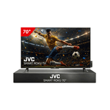 Jvc pantalla frameless roku 4k 70"