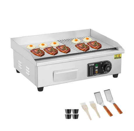 Vevor plancha electrica comercial 1600 W