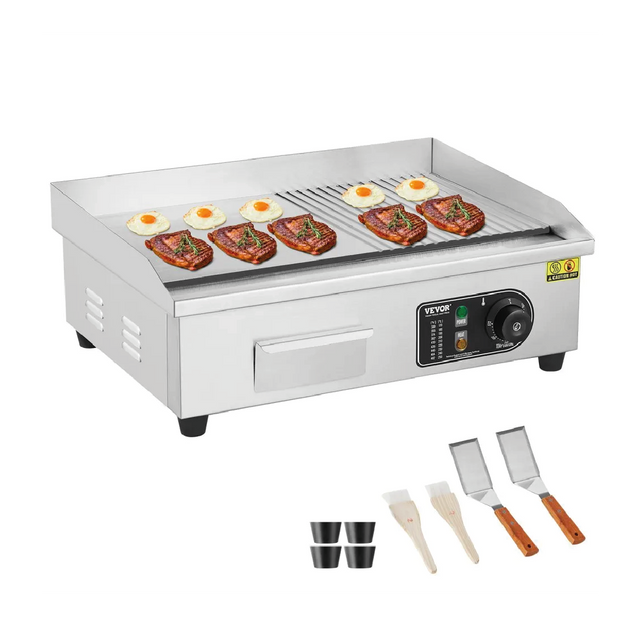 Vevor plancha electrica comercial 1600 W