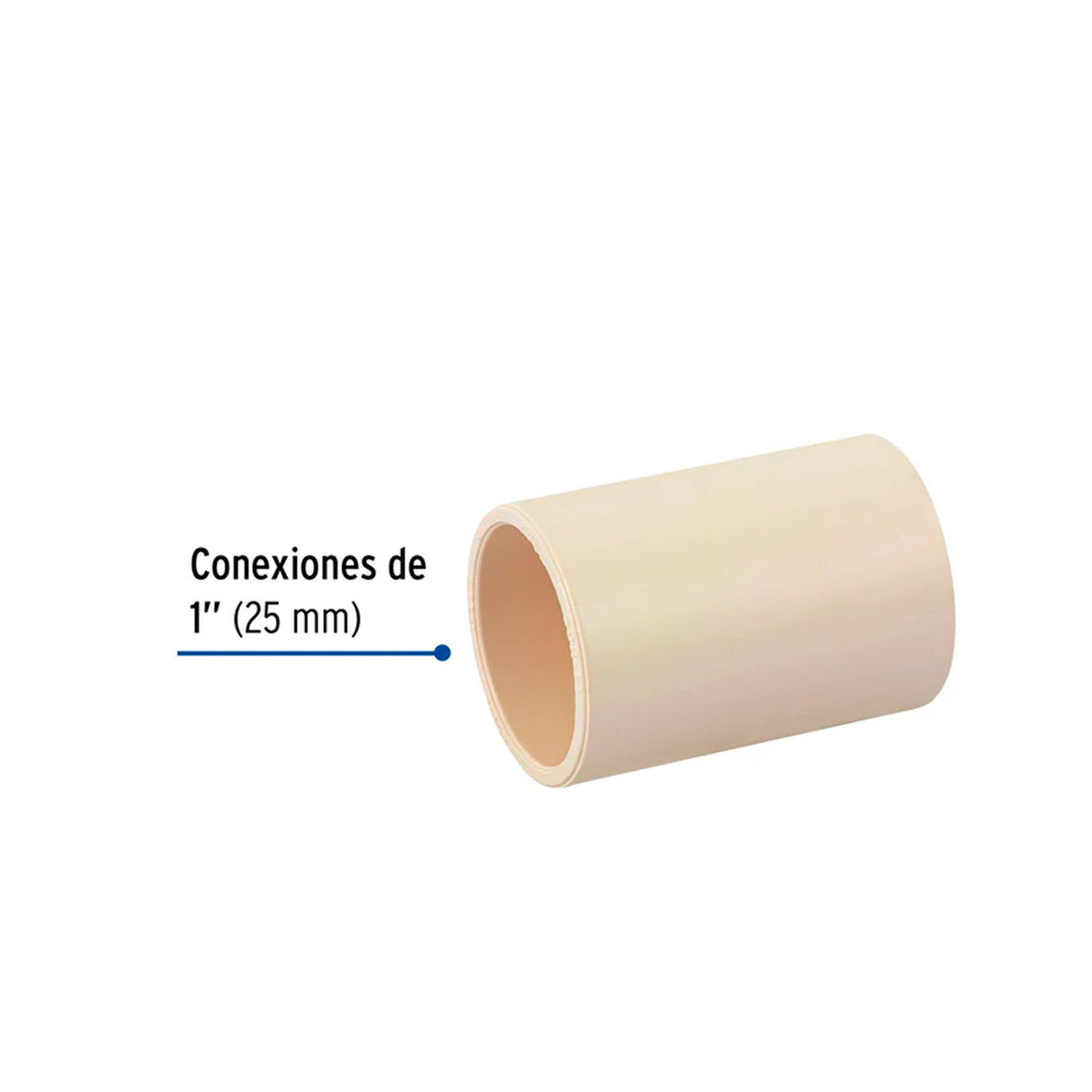 Resistec CPVC cople 1" (25 mm) *10*