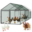 Gallinero metãlico vevor para 6-8 gallinas,â 100X30X100 cm, mod CRCFG0103