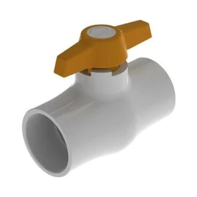PCP Válvula de Bola 1/2" PVC. Cementar Liviana