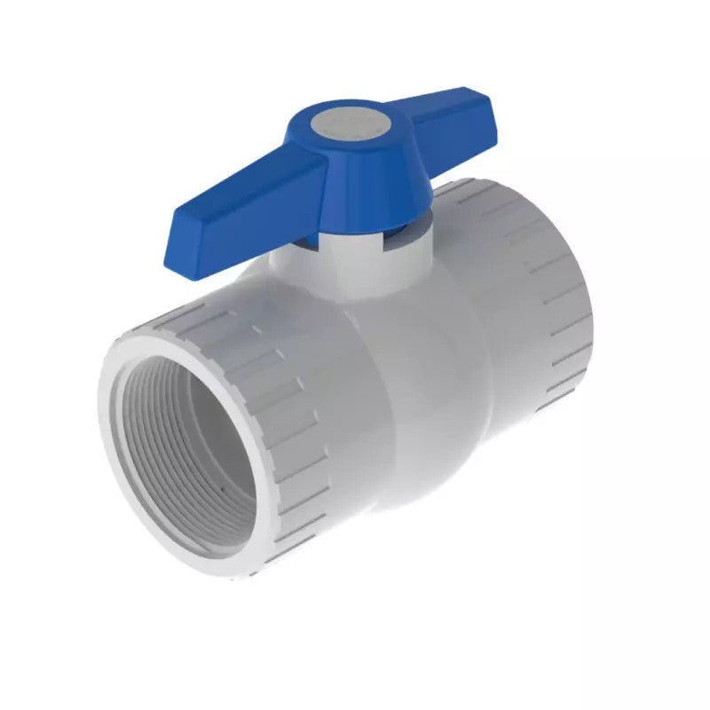 PCP Válvula de Bola 1/2" PVC. Roscada Liviana