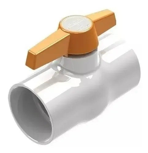 PCP Válvula de Bola 3/4" PVC. Cementar Liviana