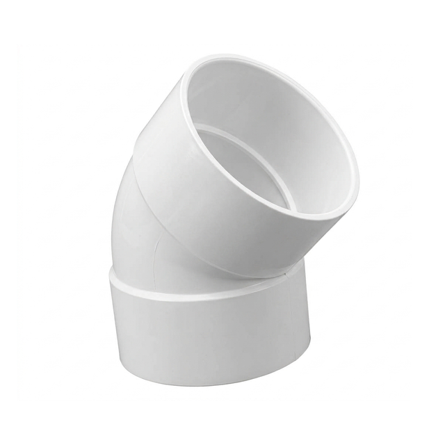 Codo Amanco DWV 45° para cementar 4"