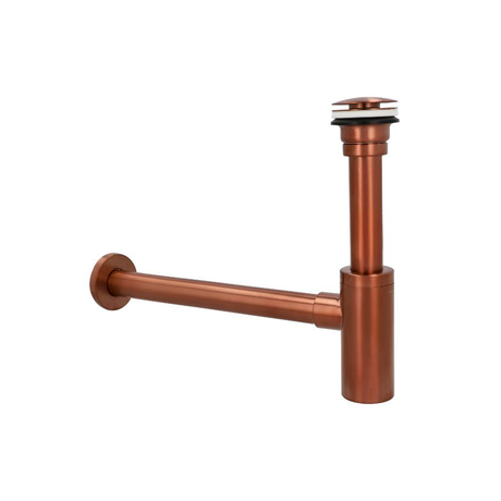 Céspol Urrea 2153.8 con contra inox, acabado bronce