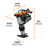 Bailarina Compactadora 5.5 HP, Motor Honda GX160, Truper