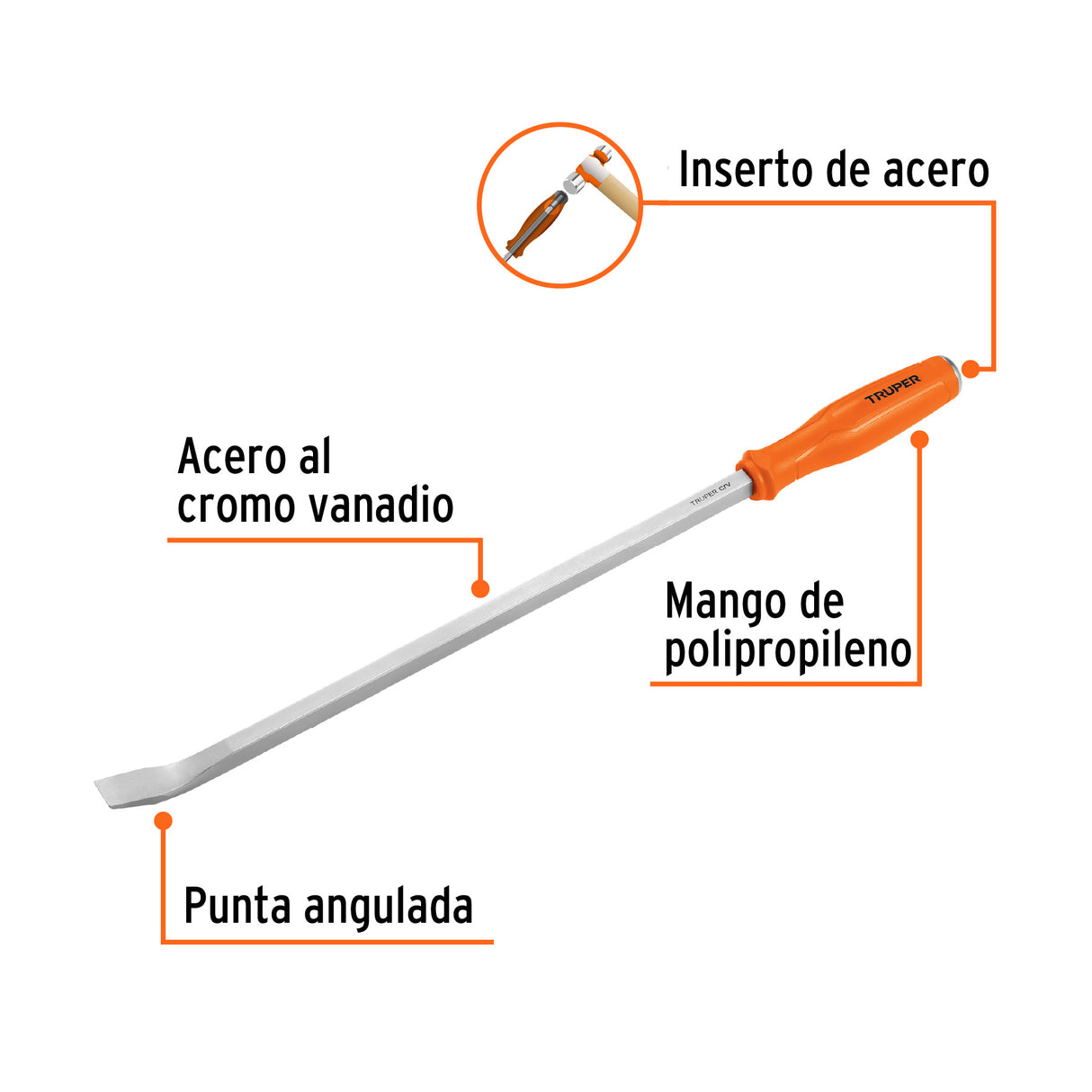 Barra de Palanca de 24', Truper
