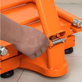 Báscula Electrónica de Plataforma, Plegable, 600 kg, Truper