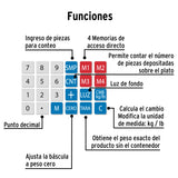 Báscula Electrónica Multifunciones 40 kg, Pretul