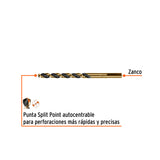 Broca HSS 1/4' Trugold para Metal en Blíster, Expert