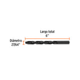Broca HSS 27/64' Trublack para Metal, Truper