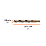 Broca HSS 5/8' Trugold para Metal en Blíster, Expert