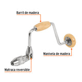 Berbiquí Profesional 12' Perilla de Madera, Truper