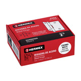 Bisagra Cuadrada 2', Satinado, Cabeza Redonda, Hermex
