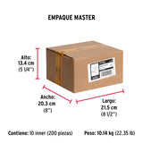 Bisagra Cuadrada 2-1/2', Satinado, Cabeza Plana, Basic