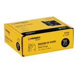Bisagra Cuadrada 2-1/2', Negro Mate, Cabeza Plana, Basic