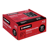 Bisagra Cuadrada 3 1/2', Negro Mate, Cabeza Plana, Hermex