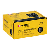 Bisagra Cuadrada 4', Negro Mate, Cabeza Plana, Basic