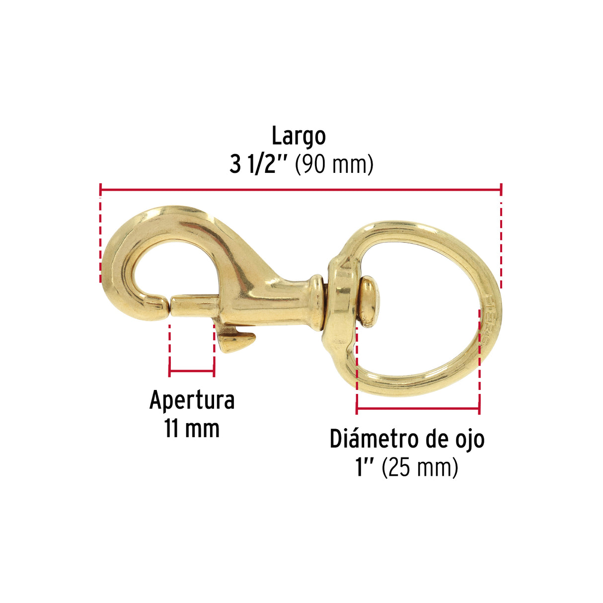 Bandola Destorcedora de Latón 1', Fiero