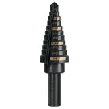 Broca Escalonada Óxido Negro 11 Escalones 1/4' a 7/8', Truper
