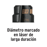 Broca Escalonada Óxido Negro 13 Escalones 1/8' a 1/2', Truper