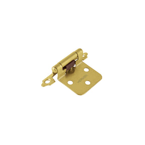Bolsa con 2 bisagras parche de 7 cm, latonado, Hermex