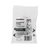 Bolsa con 2 Bisagras Parche de 7 cm, Negro, Hermex