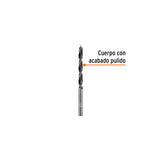 Broca con Punta Centradora para Madera 7/32', Truper
